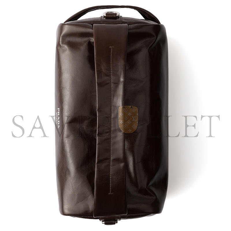 PRADA LEATHER SHOULDER BAG 2VH194 (33*17*17cm)